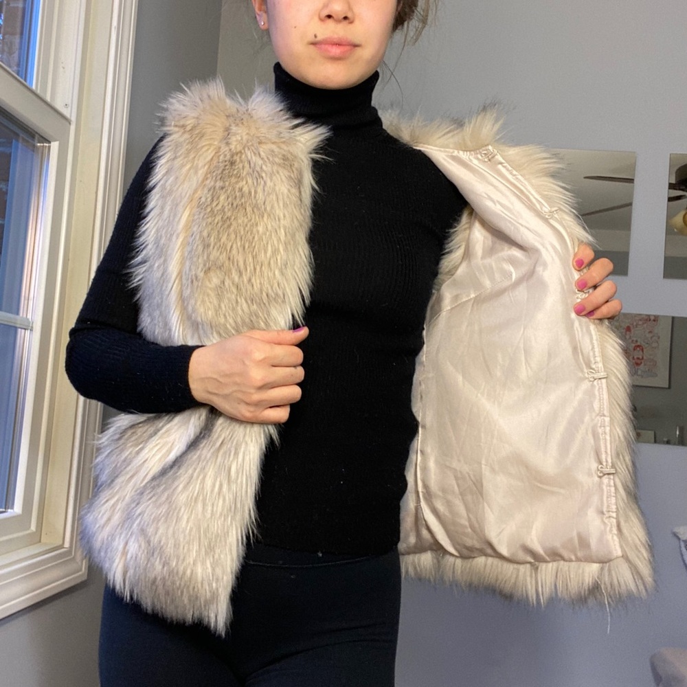 Faux fur Vest from TopShop